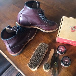 Red Wing Shoes Style No. 9011 and care kit
